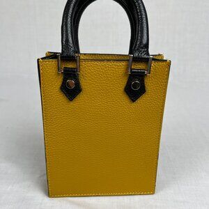 ITALIAN LEATHER SHOULDER BAG "BORSE IN PELLE" MADE IN ITALY